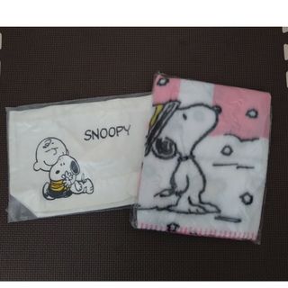 スヌーピー(SNOOPY)の【新品未使用】スヌーピー ブランケット・ランチバッグ(キャラクターグッズ)