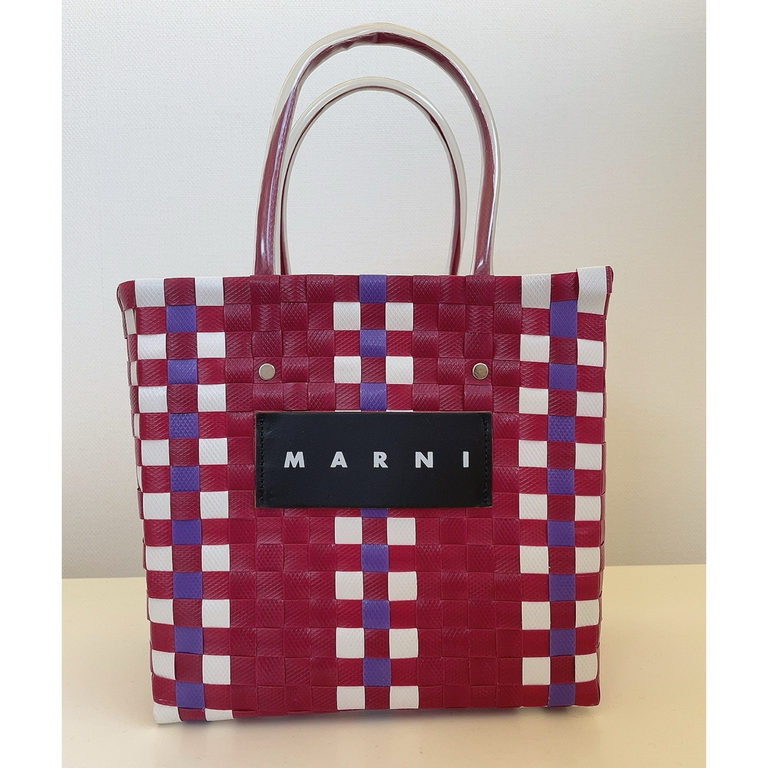 かごバッグ/ストローバッグマルニフラワーカフェ　バッグ　MARNI