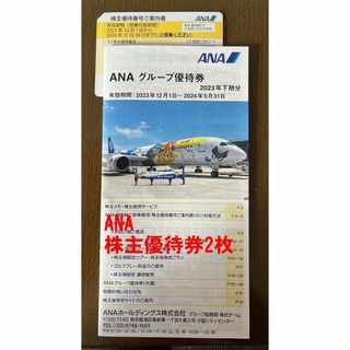 【最新】ANA（全日本空輸）の株主優待券２枚セット(航空券)