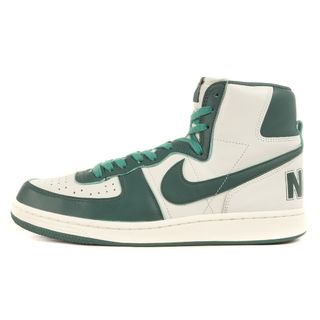 ナイキ(NIKE)のNIKE ナイキ サイズ:27.0cm TERMINATOR HIGH NOBLE GREEN (FD0650-100) ターミネーター ハイ スワン ノーブルグリーン US9 ハイカット スニーカー シューズ 靴【メンズ】【中古】(スニーカー)