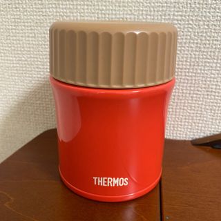 サーモス(THERMOS)のサーモス THERMOS 保温ランチジャー レッド 真空断熱スープジャー(弁当用品)