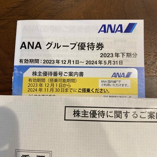エーエヌエー(ゼンニッポンクウユ)(ANA(全日本空輸))のANA 株主優待券1+1枚(その他)