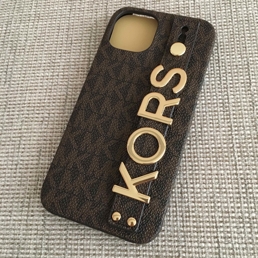 Michael Kors(マイケルコース)の新品★マイケルコース 定価10,560円 レザー iPhone 14 ケース スマホ/家電/カメラのスマホアクセサリー(iPhoneケース)の商品写真