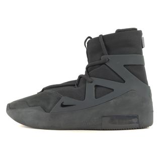 フィアオブゴッド(FEAR OF GOD)のFEAR OF GOD フィアオブゴッド サイズ:M8.5 20SS NIKE AIR FEAR OF GOD 1 TRIPLE BLACK (AR4237-005) エア フィアオブゴッド1 ハイカット スニーカー コラボ シューズ 靴 ブラック 黒【メンズ】【中古】(スニーカー)