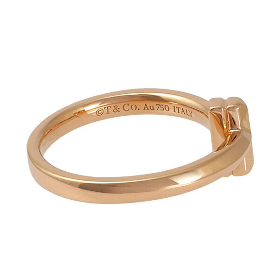 Tiffany & Co.(ティファニー)のティファニー Tワン ダイヤ T K18PG ピンクゴールド リング 中古 レディースのアクセサリー(リング(指輪))の商品写真