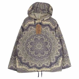 テンダーロイン(TENDERLOIN)のTENDERLOIN テンダーロイン 16SS T-PAISLEY HOODED NAVY ペイズリー フーデッド パーカー ネイビー系 S【美品】【中古】(パーカー)