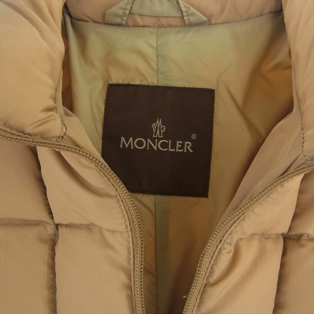 MONCLER(モンクレール)のMONCLER モンクレール ダウンジャケット G32-003 CLASSE1 ダウン コート ジャケット ベージュ系【中古】 レディースのジャケット/アウター(その他)の商品写真