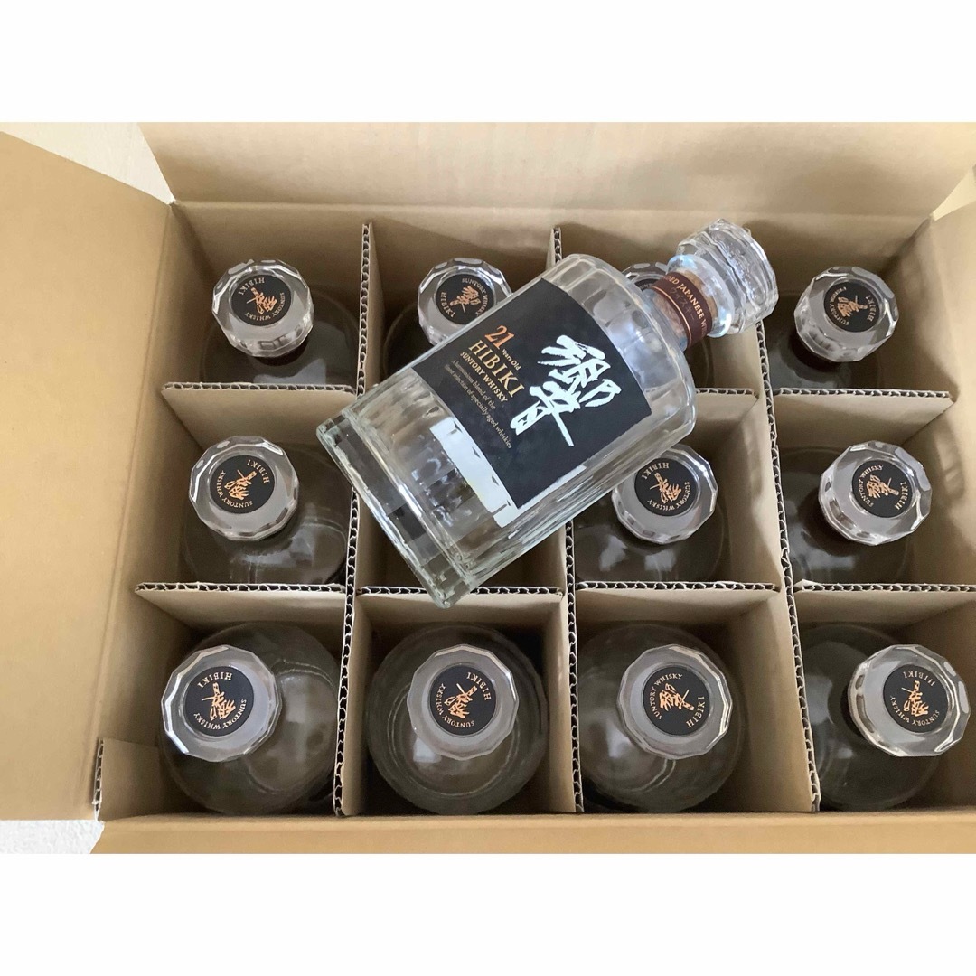 響21年空瓶×12本⭐️化粧箱×12箱ウイスキー