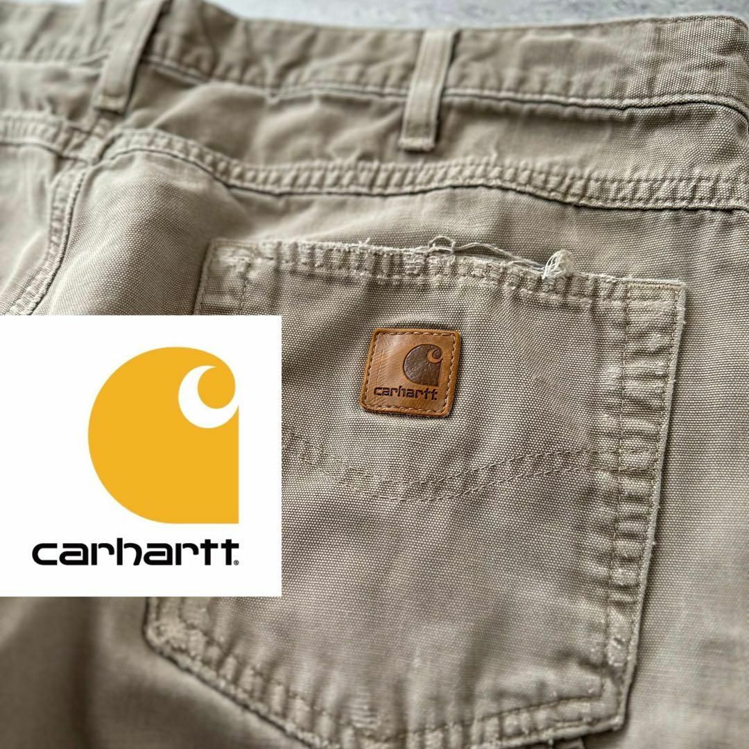 carhartt(カーハート)の90s cathartt ワークパンツ ヴィンテージ チノパン カーハート 古着 メンズのパンツ(ワークパンツ/カーゴパンツ)の商品写真