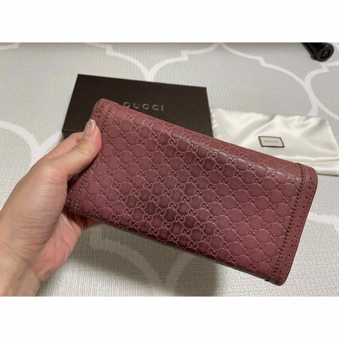 Gucci(グッチ)のgucci マイクログッチシマ　長財布 レディースのファッション小物(財布)の商品写真
