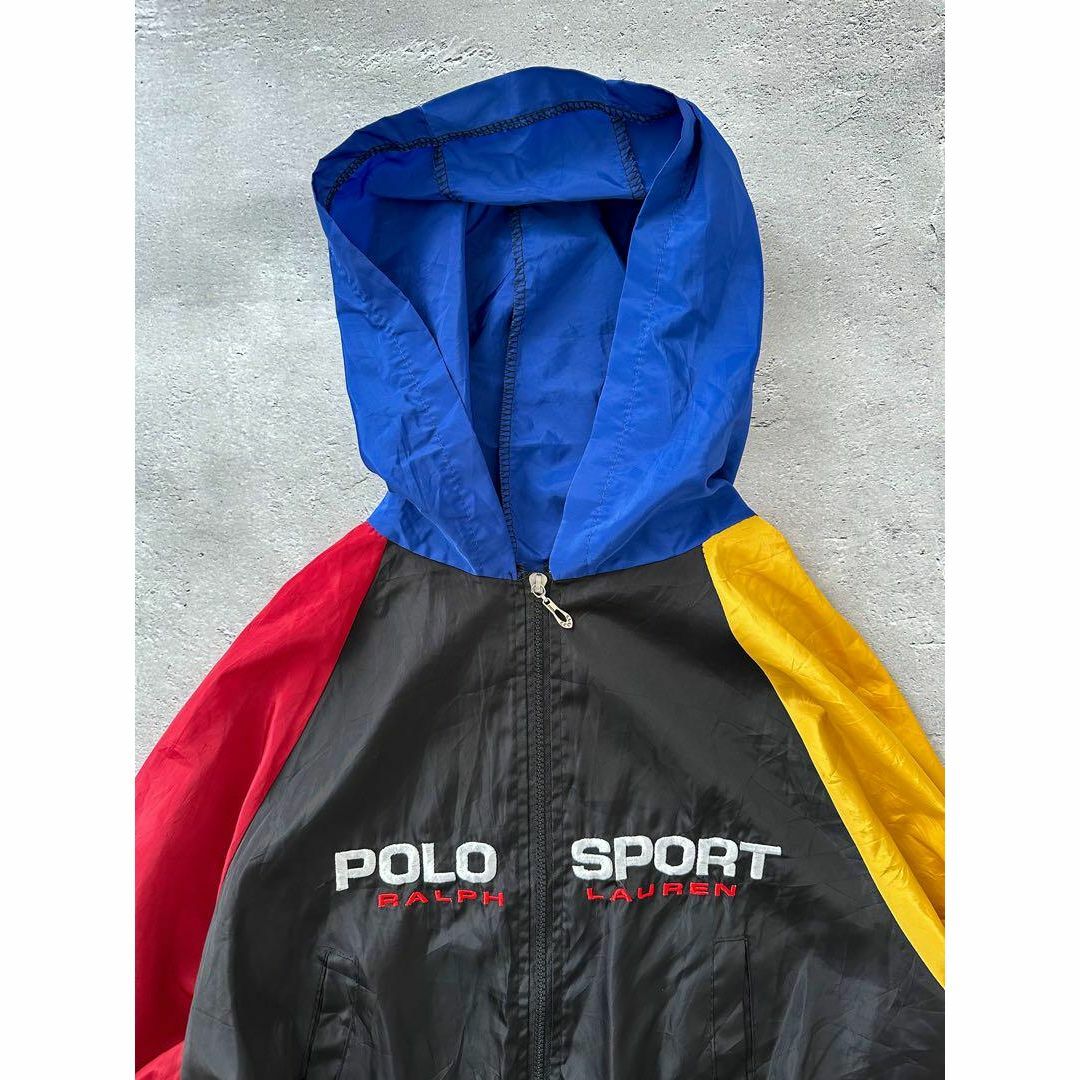 POLO RALPH LAUREN - 90s polo sport ジップアップ パーカー フーディ