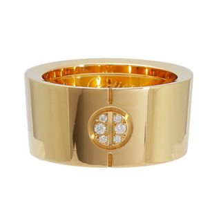 カルティエ(Cartier)のカルティエ ラブ ダイヤ K18YG イエローゴールド リング 中古(リング(指輪))