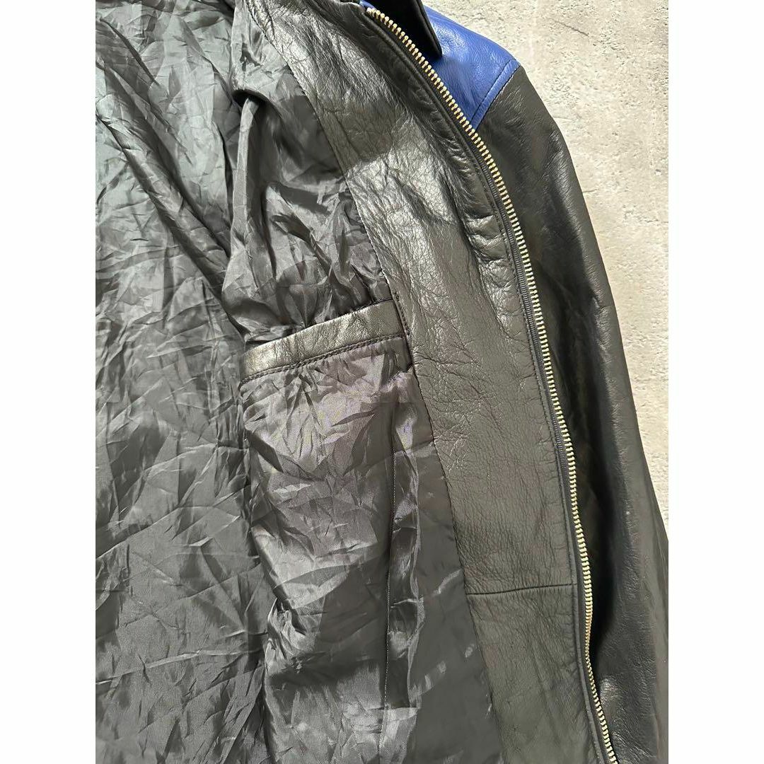 希少 PEPSI レザージャケット レーシング ヴィンテージ y2k ストリート メンズのジャケット/アウター(レザージャケット)の商品写真