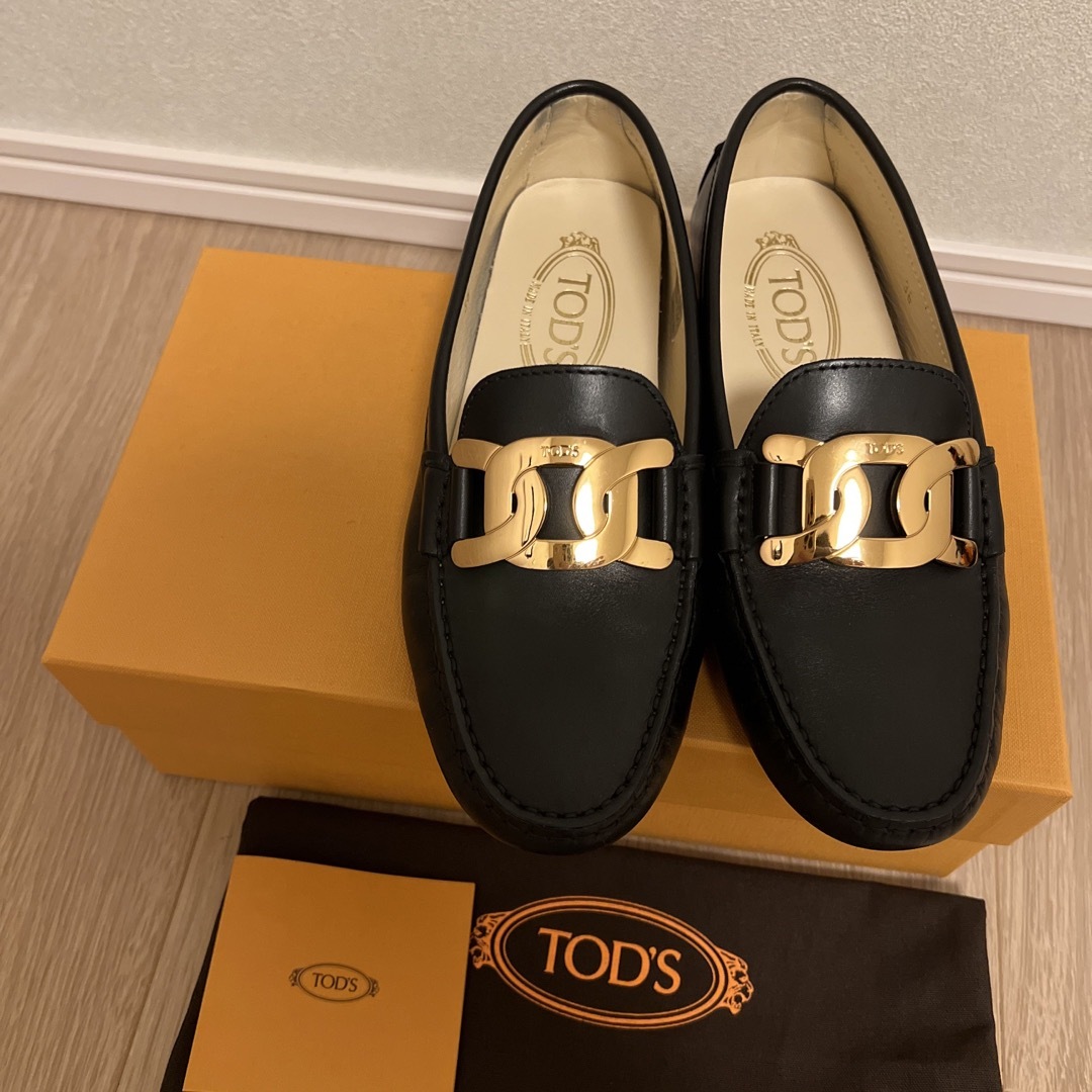 TOD'S トッズ ローファー シューズ　ケイト ゴンミーニ レザー　36