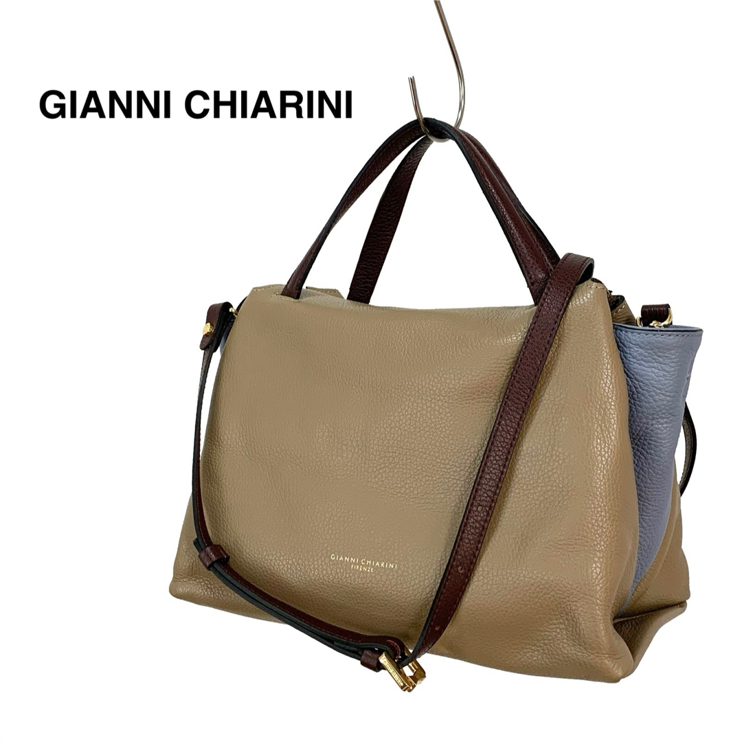 GIANNI CHIARINI - 美品 ジャンニキャリーニ オリガミ レザー