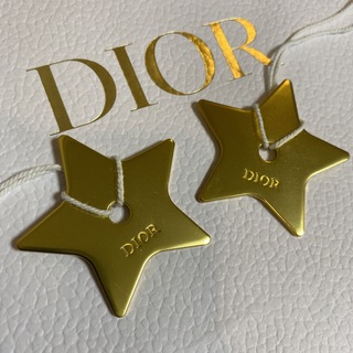 クリスチャンディオール(Christian Dior)のDior ディオール　ゴールド星 チャーム　2個(ショップ袋)