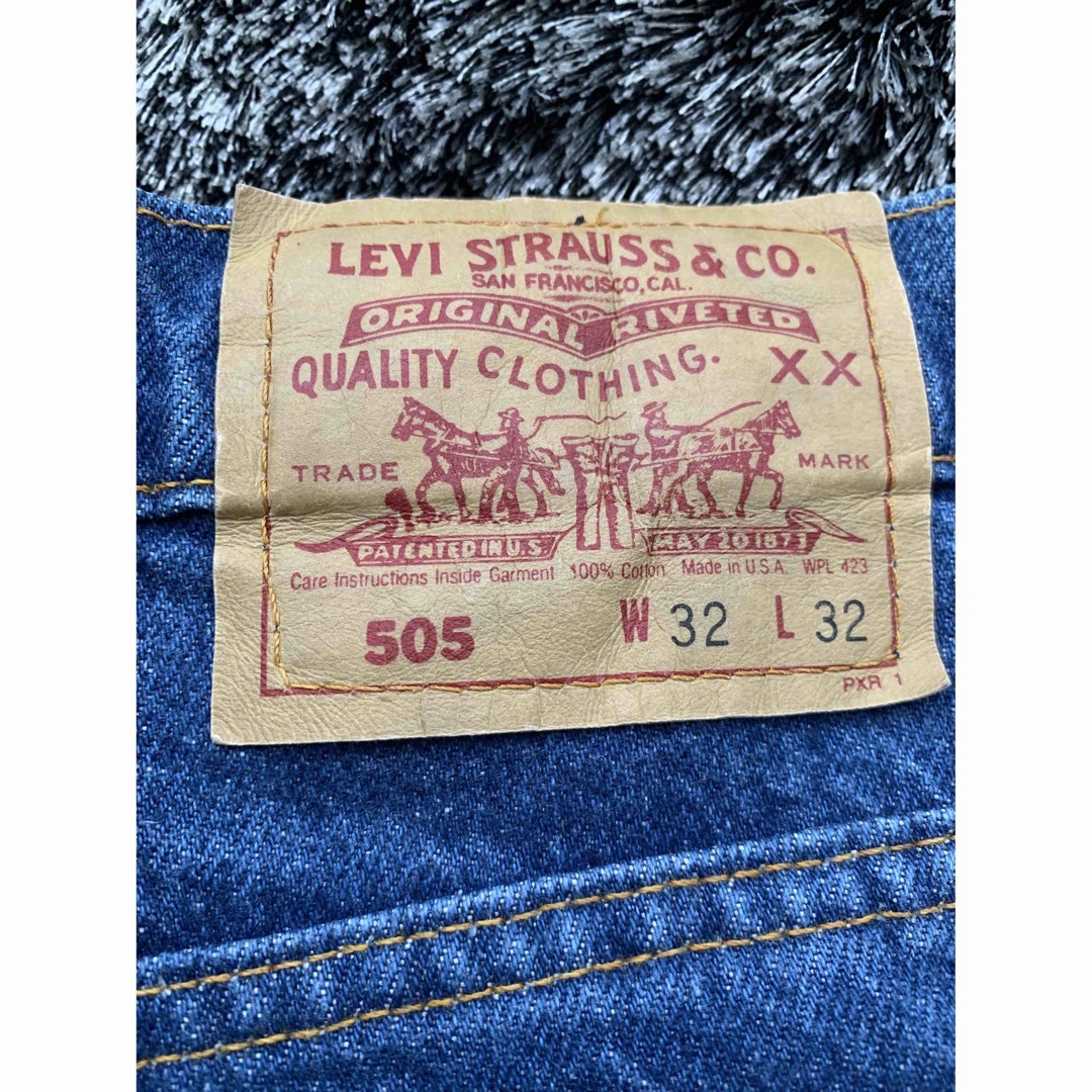 Levi's(リーバイス)の90's USA製 Levi's 505 W32 INDIGO メンズのパンツ(デニム/ジーンズ)の商品写真