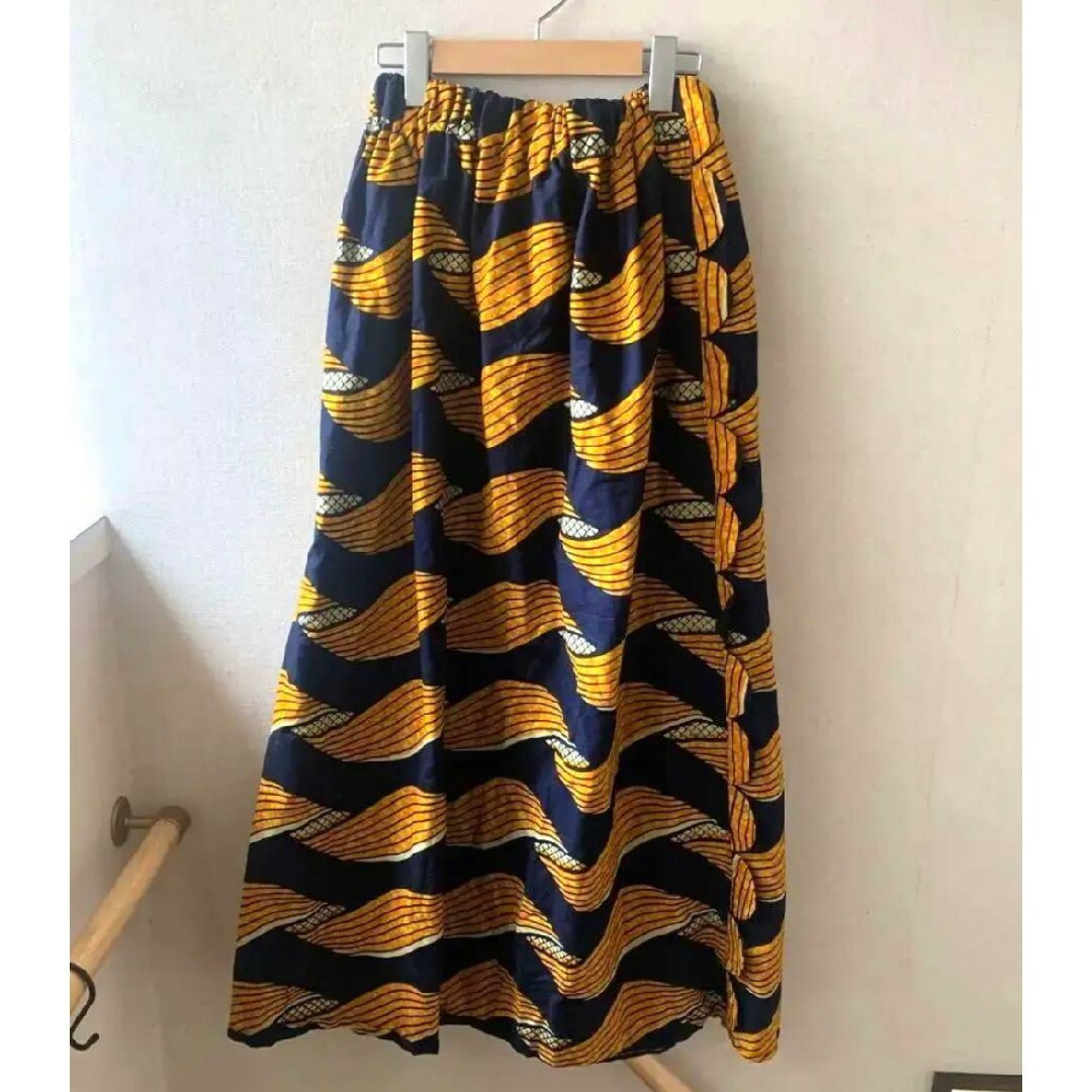 hooked vintage 購入 アフリカンバティック スカート