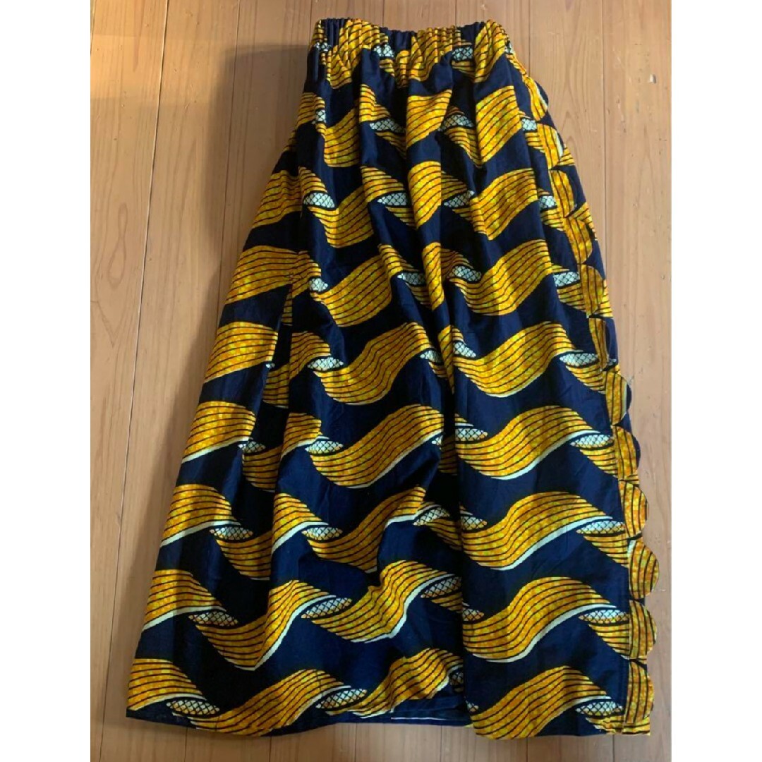 hooked vintage 購入 アフリカンバティック スカート