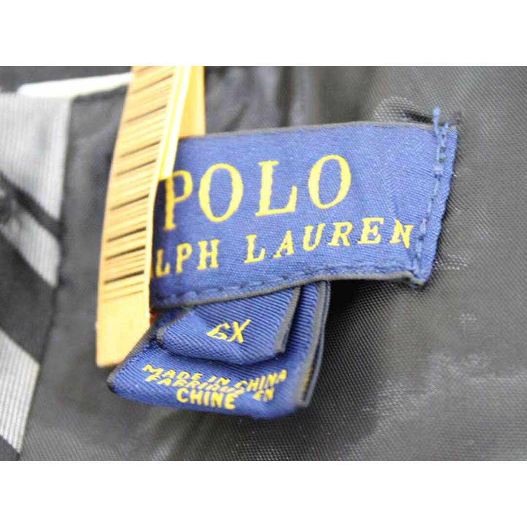 Ralph Lauren(ラルフローレン)の【新入荷!】▼ラルフローレン/Ralph Lauren▼125cm(6X) ノースリーブドレスワンピース ブラック×ホワイト フォーマル 入園式 結婚式 七五三 冠婚葬祭 謝恩会 【中古】子供服 キッズ kids 女の子 611132 キッズ/ベビー/マタニティのキッズ服女の子用(90cm~)(ドレス/フォーマル)の商品写真