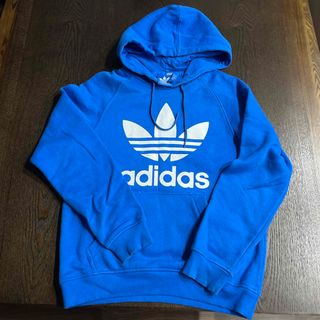 adidasパーカー　青(パーカー)