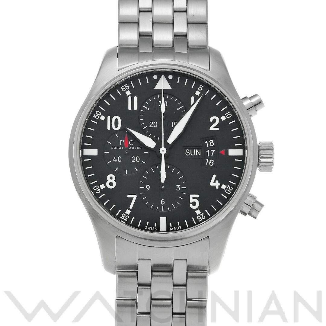 IWC(インターナショナルウォッチカンパニー)の中古 インターナショナルウォッチカンパニー IWC IW377704 ブラック メンズ 腕時計 メンズの時計(腕時計(アナログ))の商品写真