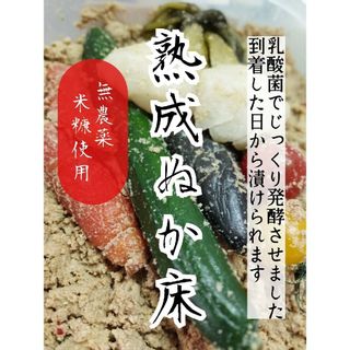 ★★【送料無料】850g前後‪×２ 国産材料  ぬか床  熟成  無添加  漬物(漬物)