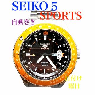 セイコー(SEIKO)のセイコー５ スポーツ 自動巻き メンズ パイロット ダイバーズ(腕時計(アナログ))