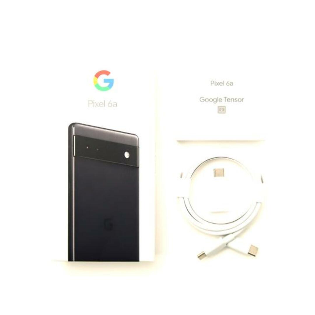 SIMロック解除済み Google pixel 6a 128GB チャコール au Aランク 本体【ReYuuストア】