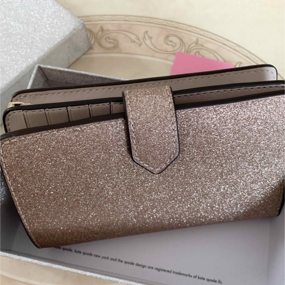 kate spade new york - 未使用♡ケイトスペード♡ラメグリッター財布の