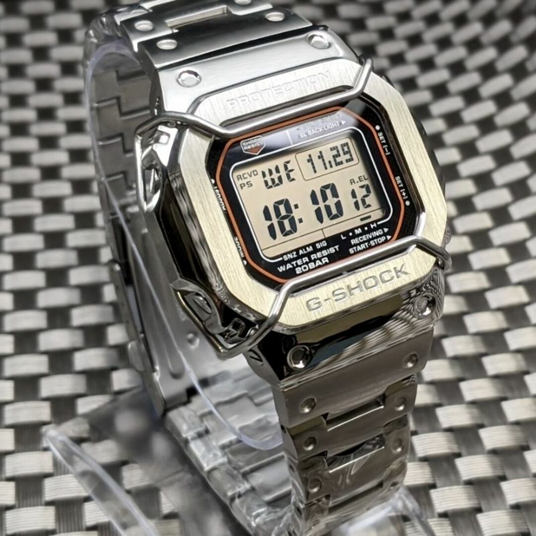 CASIO(カシオ)のG-SHOCK GW-M5610 フルメタルカスタム + ワイヤーガード メンズの時計(腕時計(デジタル))の商品写真