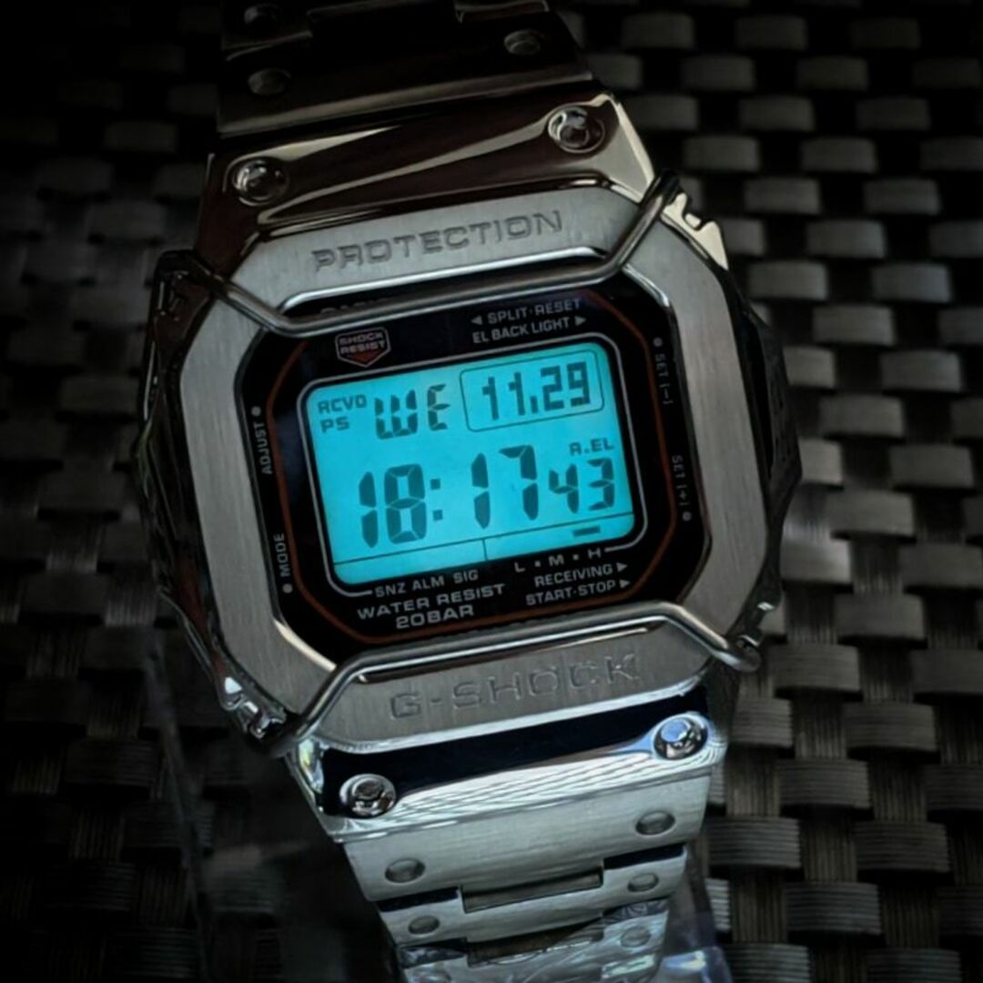 CASIO(カシオ)のG-SHOCK GW-M5610 フルメタルカスタム + ワイヤーガード メンズの時計(腕時計(デジタル))の商品写真