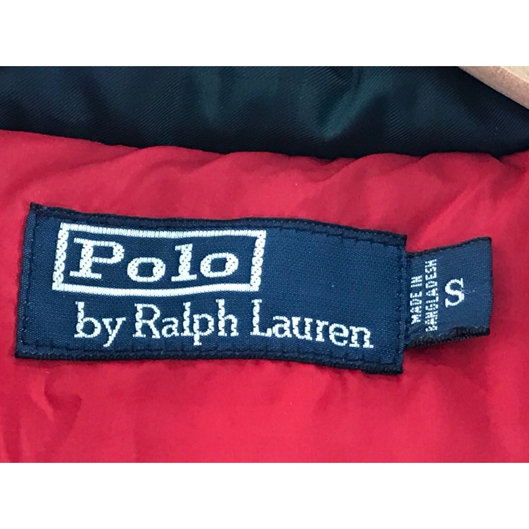 POLO RALPH LAUREN(ポロラルフローレン)の▼▼POLO RALPH LAUREN ポロラルフローレン ダウンベスト チェック柄 SIZE S フード欠品 グリーン メンズのトップス(ベスト)の商品写真