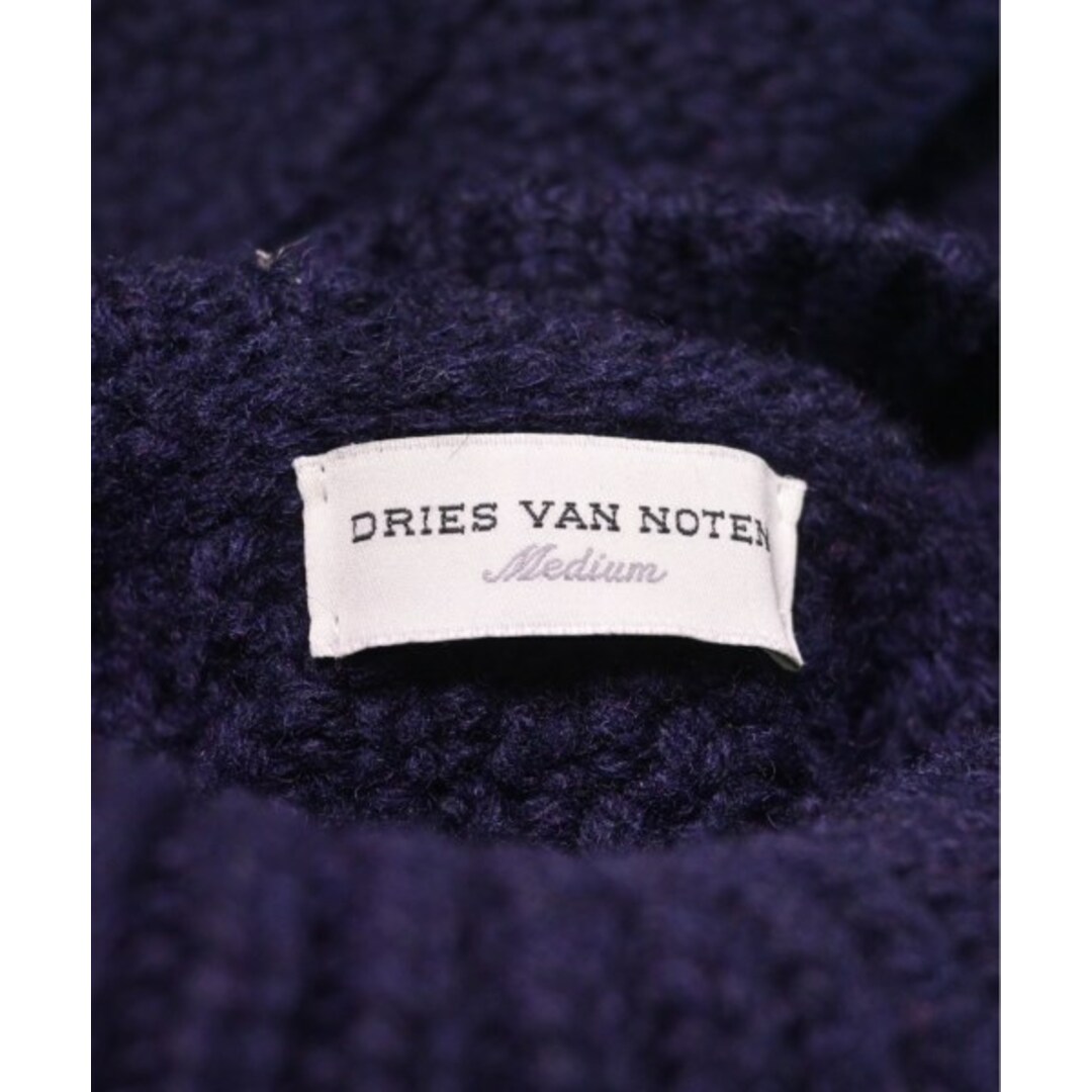 DRIES VAN NOTEN(ドリスヴァンノッテン)のDRIES VAN NOTEN ドリスヴァンノッテン ニット・セーター M 紺 【古着】【中古】 メンズのトップス(ニット/セーター)の商品写真