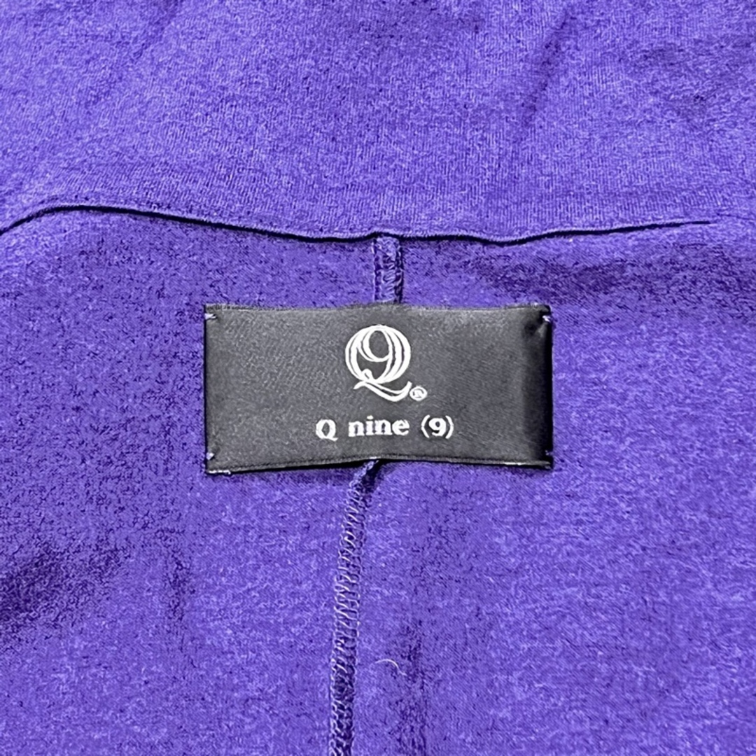 Qnine(9)(ナイン)のQnine(9) ナイン ウール カジュアル シングル ジャケット size XL メンズ パープル  メンズのジャケット/アウター(テーラードジャケット)の商品写真