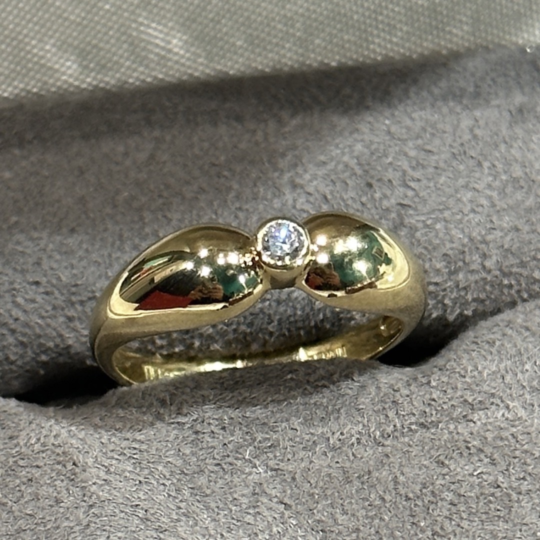 Tiffany&Co.750ダブルティアドロップ ダイヤリング Tiffany&Co.750ダブルティアドロップ ダイヤリング