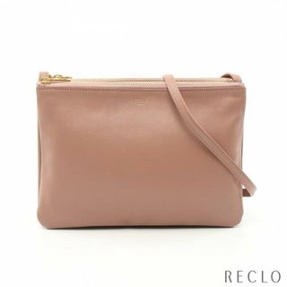 セリーヌ(celine)のTRIO LARGE トリオ ラージ ショルダーバッグ レザー ピンク(ショルダーバッグ)