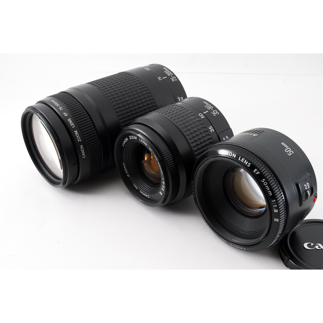 望遠レンズCanon つくり出す EF 75-300㎜単焦点レンズCanon EF 50㎜ 望遠レンズCanon つくり出す EF 75-300㎜単焦点レンズCanon EF 50㎜