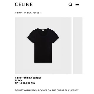 セリーヌバイエディスリマン  2X483114L CELINE PARISコットンTシャツ メンズ XS