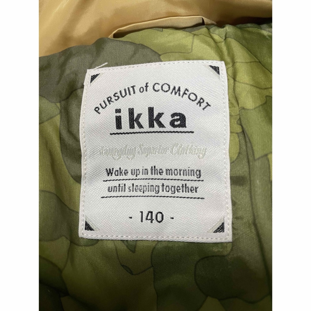 ikka(イッカ)のikka 男の子　140 ジャンパー  ダウン キッズ/ベビー/マタニティのキッズ服男の子用(90cm~)(ジャケット/上着)の商品写真