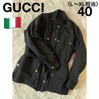 グッチ(Gucci)のグッチGUCCI  アウター　ハーフ　コート　ロゴ　ブルゾン　中綿(その他)