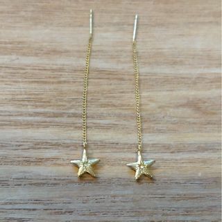 星のチェーンピアス(ピアス)