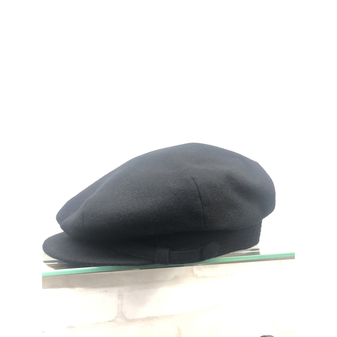 Yohji Yamamoto POUR HOMME(ヨウジヤマモトプールオム)のyohji yamamoto ヨウジヤマモト キャスケット 黒 メンズの帽子(キャスケット)の商品写真
