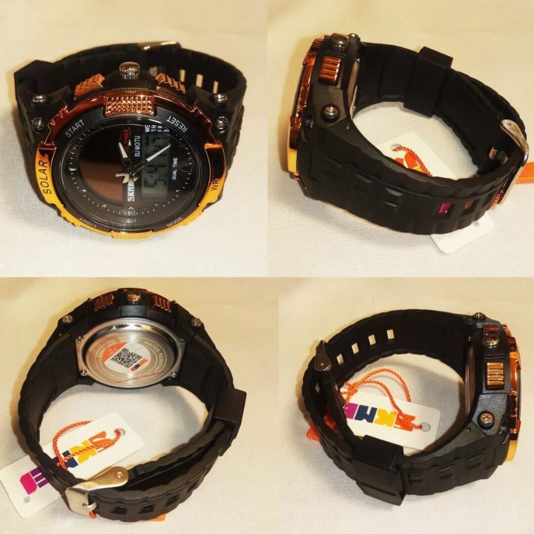 SKMEI 1049 スポーツウォッチ (ゴールド) メンズの時計(腕時計(デジタル))の商品写真