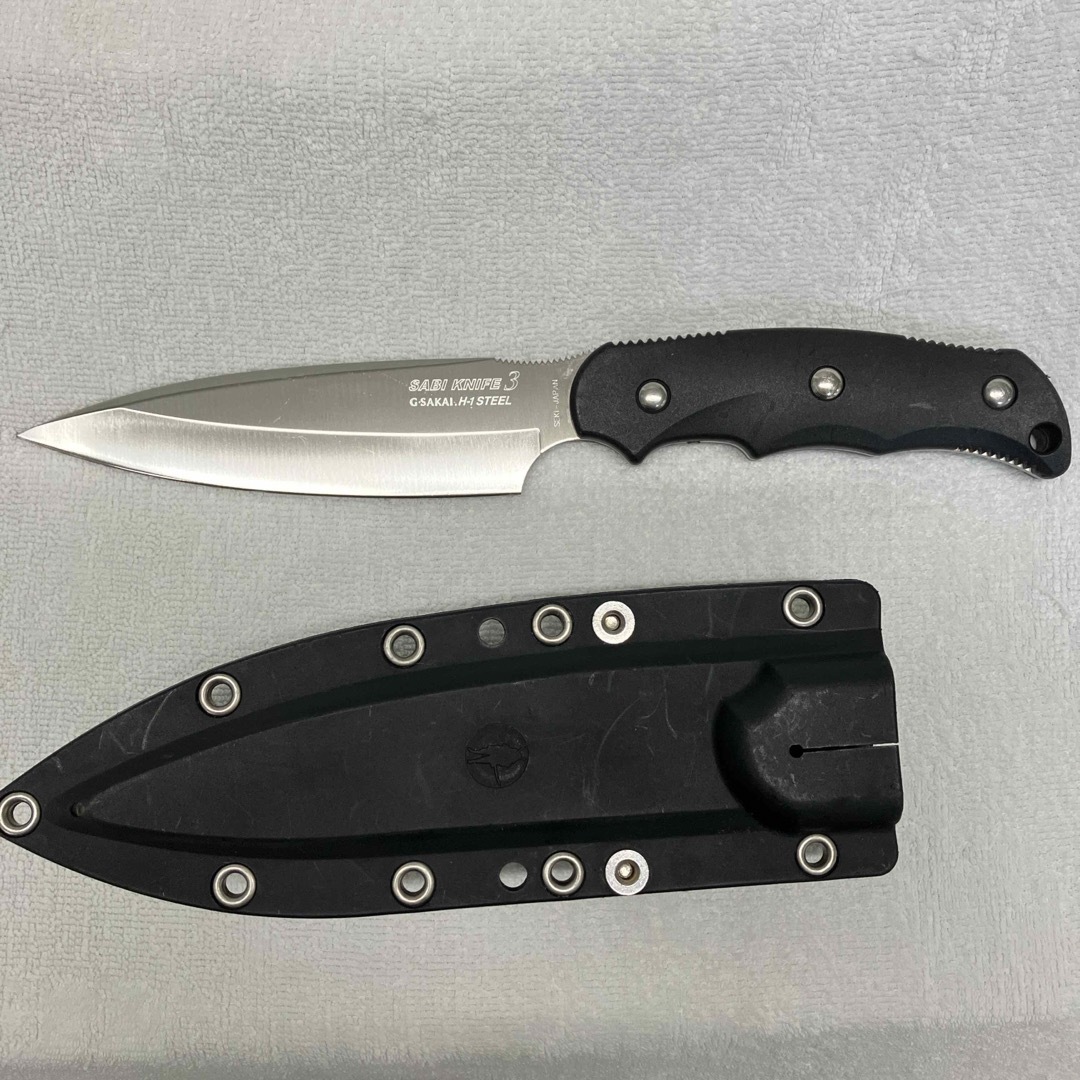 G SAKAI SABI KNIFE 3 サビナイフ3 サバキ4寸5分 スポーツ/アウトドアのアウトドア(調理器具)の商品写真