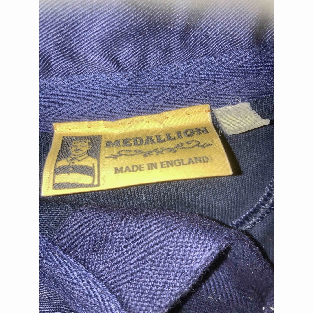 メダリオン　ポロシャツ　ラガーシャツ　イングランド　デッドストック メンズのトップス(ポロシャツ)の商品写真