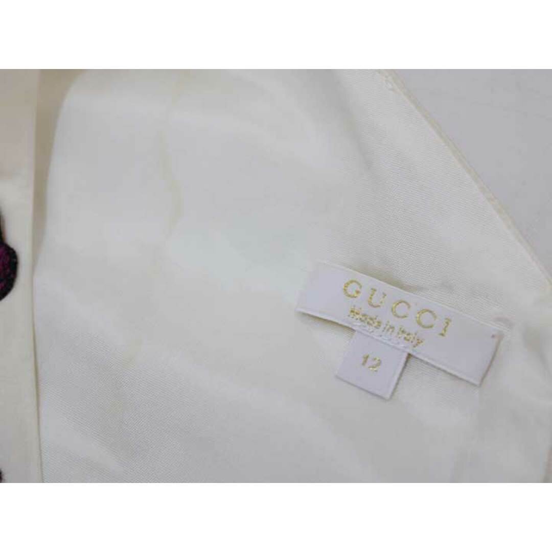 Gucci(グッチ)の【新規値下げ!】◇グッチ/GUCCI◇150cm ノースリーブドレスワンピース/ジャンパースカート ベージュ×マルチカラー フォーマル 結婚式 発表会 謝恩会 冠婚葬祭【中古】子供服 キッズ kids ジュニア 女の子 026032 キッズ/ベビー/マタニティのキッズ服女の子用(90cm~)(ドレス/フォーマル)の商品写真