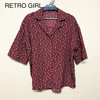 レトロガール(RETRO GIRL)のRETRO GIRL  開襟シャツ　アロハシャツ(シャツ/ブラウス(半袖/袖なし))