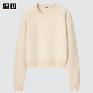 ユニクロ(UNIQLO)のユニクロ プレミアムラムクロップドセーター ニット(ニット/セーター)