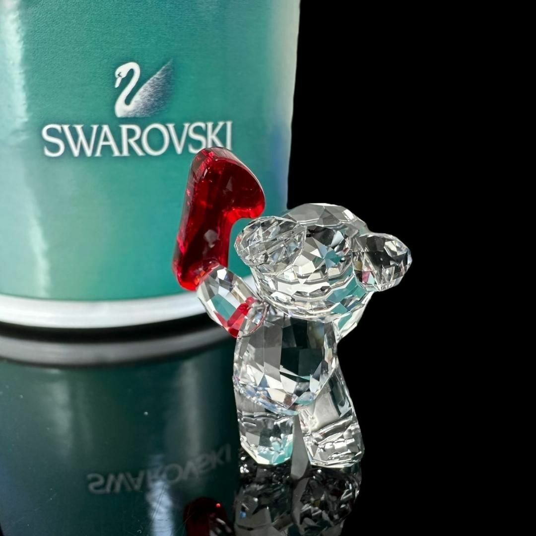 SWAROVSKI(スワロフスキー)の★レア★ Swarovski スワロフスキー クリスベア ナンバー1 クマ 数字 インテリア/住まい/日用品のインテリア小物(置物)の商品写真